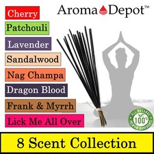 8 pack x 20 sticks  160 assorted Incense Sampler Incense Sticks Hand Dipped