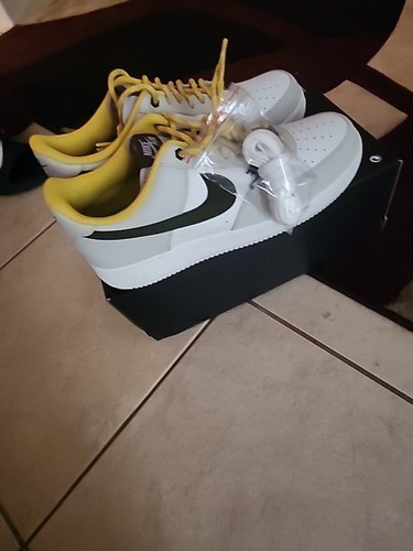 Size 15 - Nike Air Force 1 Premium Low Light Bone Cargo Khaki - Picture 4 of 5