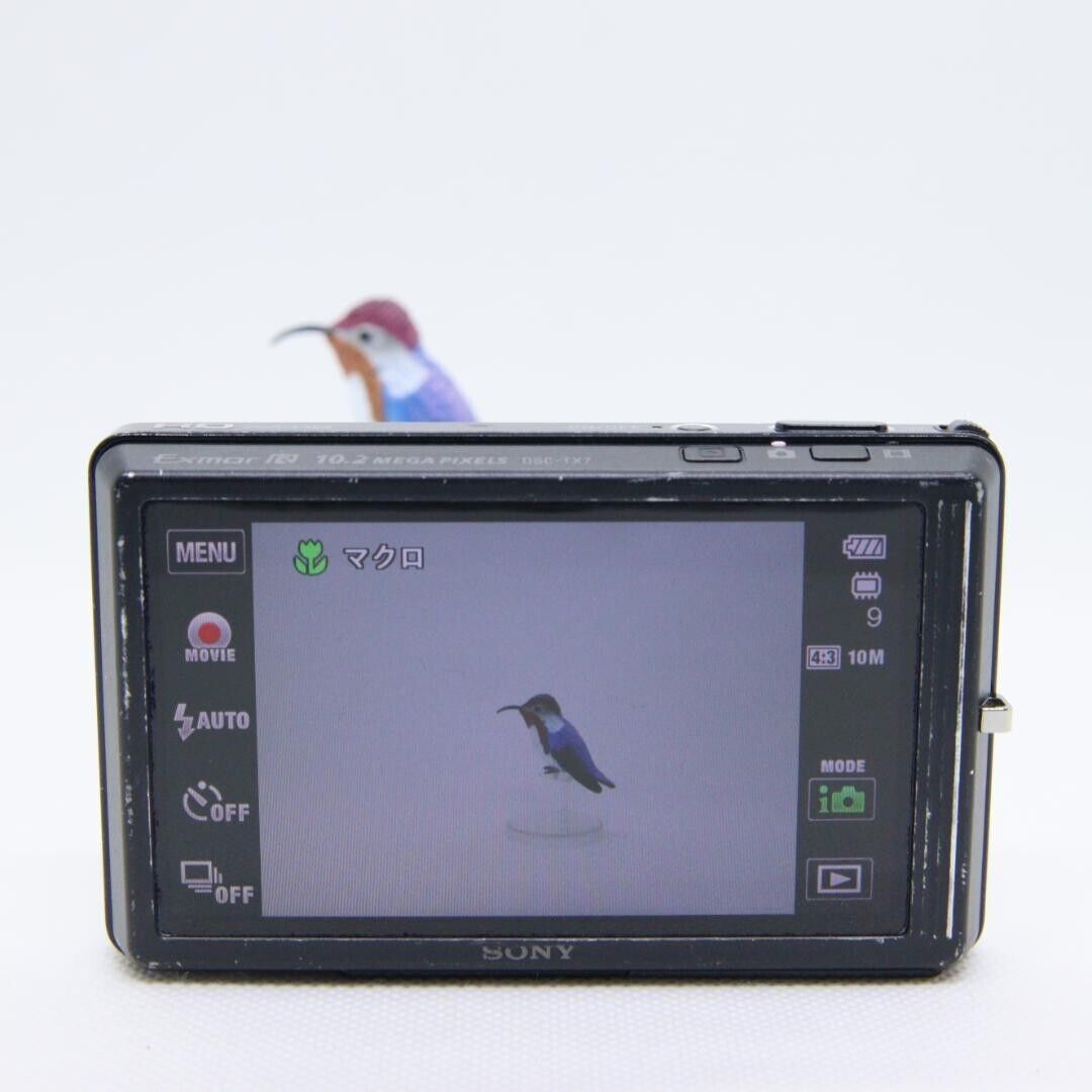 SONY Cyber-shot DSC-TX7 Digital Camera Black 4.0x zoom Used SONY Cyber-shot DSC-TX7 Digital Camera Black 4.0x zoom Used