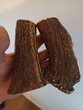 195.KNIFE HANDLE.Red Deer  Horn Blanks for Knife HANDLE(NATURAL).