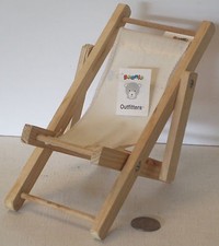 Beanie Outfitters Adjustable Beach Chair 8" NICE see photos 