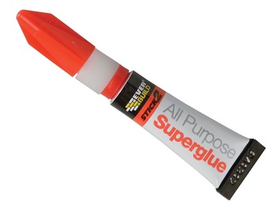 Everbuild Stift 2 Allzweck Superkleber 3g Rohr Universal Schnell Trocknend 1