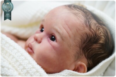 Studio-Puppe Baby JUNGE Reborn Roberto von Mayra Garza 20 Zoll
