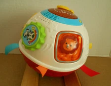 Vtech Light & Move Learning Ball Rolling Infant Toy Tested and Works A20