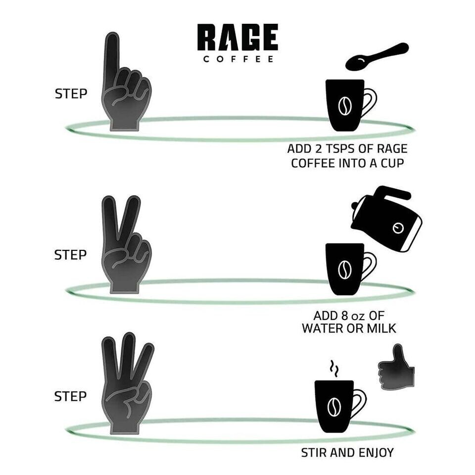 Rage Coffee's 100 GMS Dark Chocolate Premium Instant Coffee | Flavoured ...