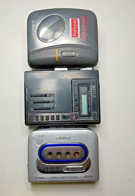 VTG Walkman AIWA HS-T60 AND SONY WM-EX152 AIWA GS216 UNTESTED | eBay