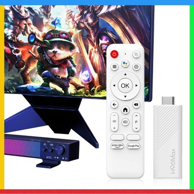 Android 14.0 TV Stick 4K Smart TV Box WIFI BT5.0 Allwinner H313 Quad Core .