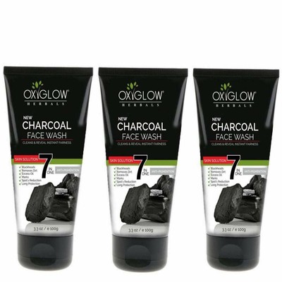 oxyglow charcoal face wash