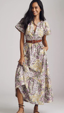 Anthropologie The Somerset  Maxi Dress  Lilac