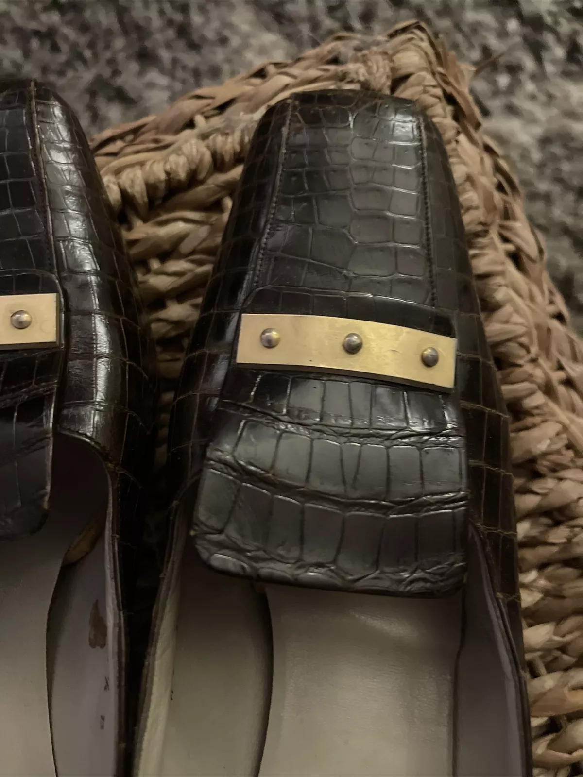 Christian Dior Alligator Heels
