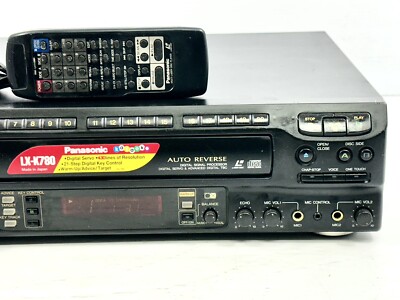 るか【Panasonic】 Vintage PANASONIC LX-K780 Multi-Laserdisc Player Karaoke **Remote