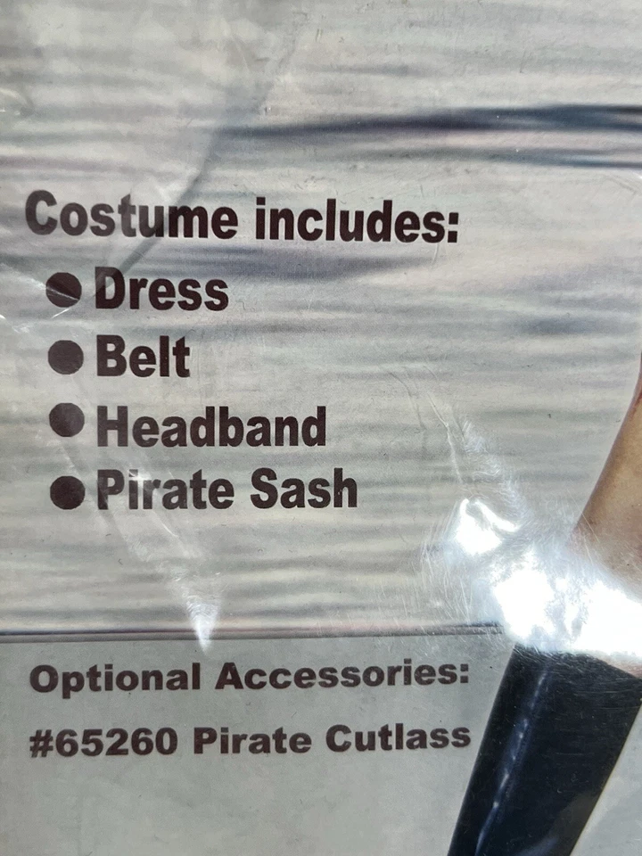 Vestido Pirata Dama Talla Única Diadema Faja Cinturón RG Disfraces Foto 3 de 4