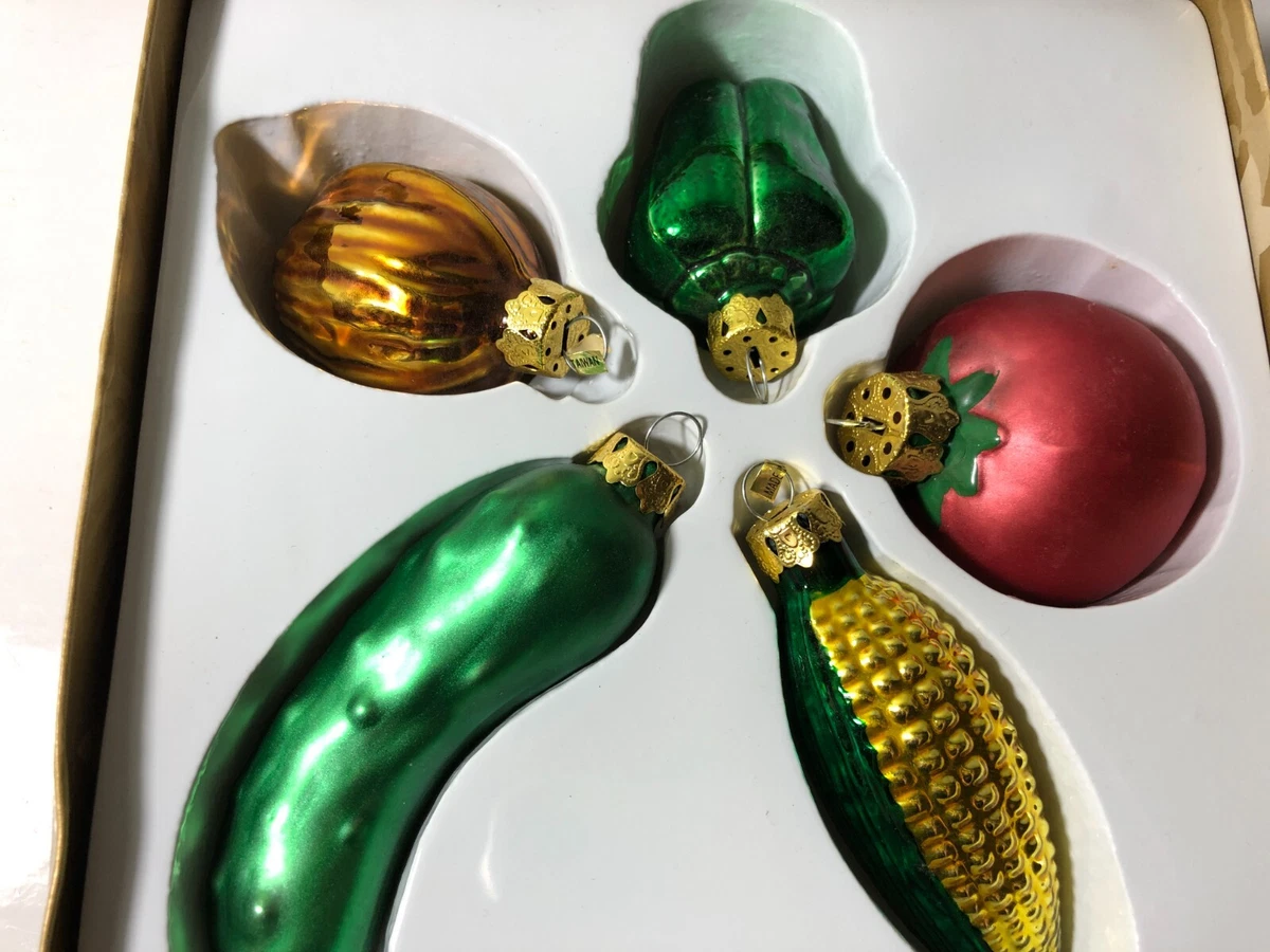 glass vegetable ornaments products for sale | eBay