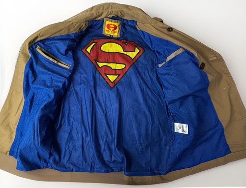 Hero Within Clack Kent Superman Peacoat DC Comics Mens Large Special Edition EUC - Picture 11 of 18