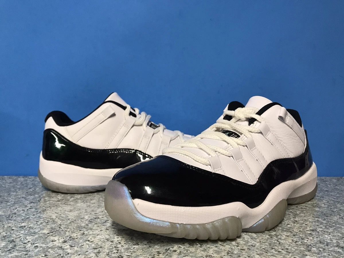 Nike Air Jordan 11 XI Low Easter Emerald Iridescent White Men s Sz 8.5 Shoes