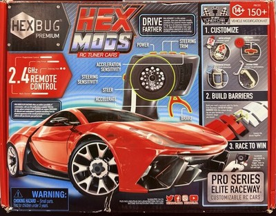 HEXBUG HEXMODS Pro Series Elite Raceway, Rechargeable Remote Control Car, Mod...