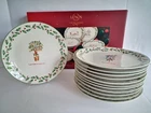 Lenox Holiday 12 Twelve Days of Christmas Dessert Plates Set 9" New in Box NIOB