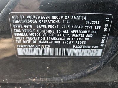 Engine ECM Electronic Control Module 2.5L Automatic Fits 13-14 PASSAT 29912256