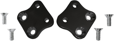 Accutronix FCKB102-B Kick Back Plate Black Billet 95-2016 Harley FXD FLD