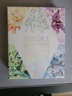 Unstable Unicorns Diamond Edition Card Game 2024 Complete Deluxe Set