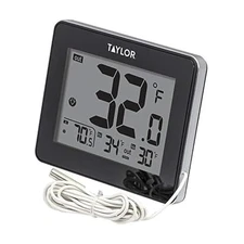 Wired Digital Indoor Outdoor Thermometer with Display, Wired Probe for Home, ...