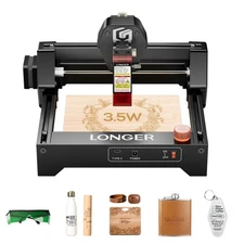LONGER Ray5mini 3.5W laser engraver machine, engraver speed 12000mm/min