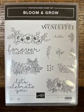 Stampin' Up Bloom Grow Photopolymer Stamp Set