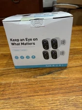 Security Cameras Wireless Outdoor (4 Pack), Battery Powered Cameras for Home 