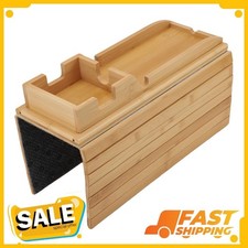 Sofa Arm Tray Wood Double Use Removable Foldable Couch Armrest Table NEW