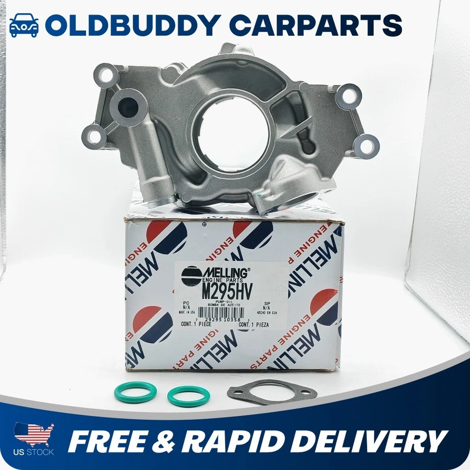Bomba de aceite de alto volumen genuina Melling M295HV Chevy LS 4.8 5.3 5.7 6.0 motores Foto 2 de 4