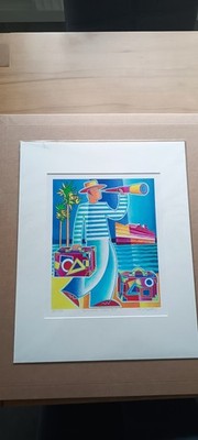 TIM DAVIES  Summer Breeze  Farbgrafik, Handsigniert, Limitiert 2022