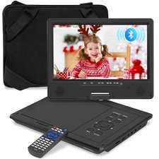 12.5" Portable DVD Player, Bluetooth Headrest Video Players with 10.1" Swivel...