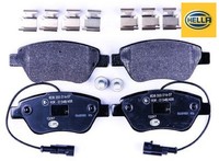 Hella 8DB355016-071 Bremsbelagsatz FüR Scheibenbremse Bremsbelagsatz