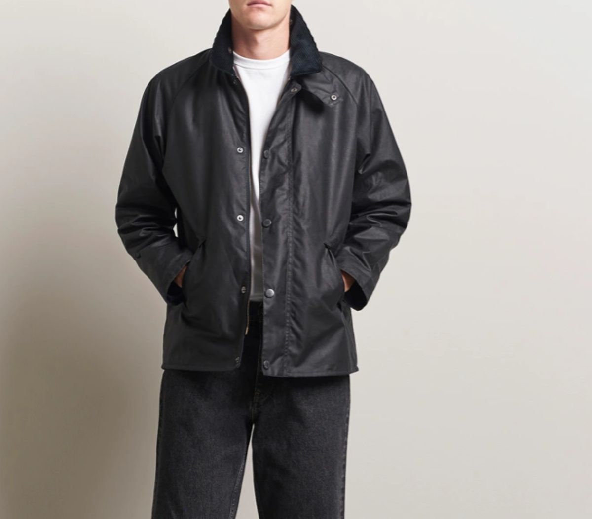 NAVY ~ Barbour Tracker Wax Jacket MSRP$445 British Heritage | eBay