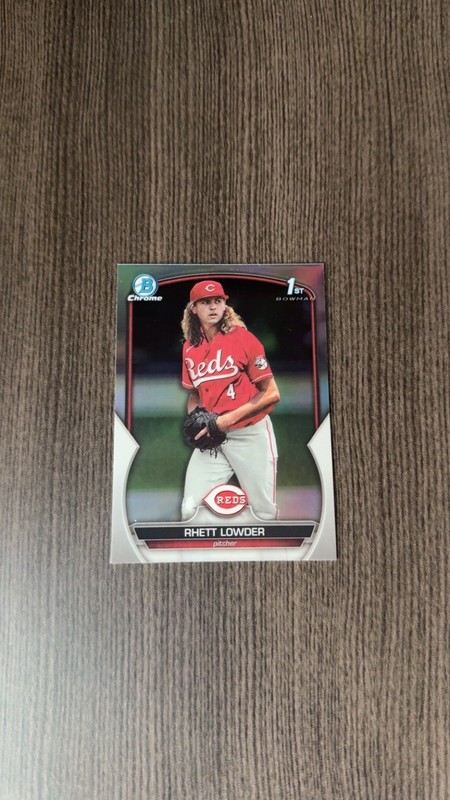 2023 Bowman Chrome Draft Rhett Lowder 1st Refractor #BDC-52
