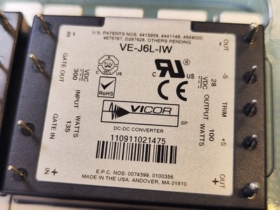 Vicor DC/DC Modul VE-J6L-IW NEW 100W 300V to 28V Converter DCDC Modul