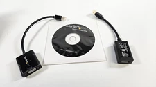 StarTech Mini DisplayPort To HDMI & Mini Display Port to VGA with Drivers CD