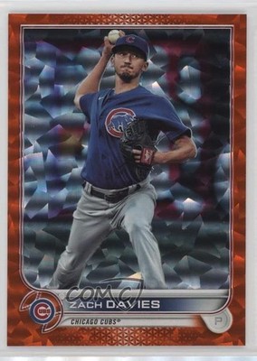 2022 Topps Series 2 Orange Foilboard 25/299 Zach Davies #459 6kv