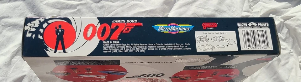 Micro Machines James Bond 007 Figures and Vehicles 1995 Galoob No. 74810 New - Image 2 of 4