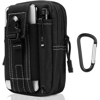 Robuste MOLLE Gürteltasche für Reisen und Camping   Hochwertige Schwarz-Design