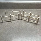 Vintage Fisher Price Little People Farm 4 Stone looking Fence