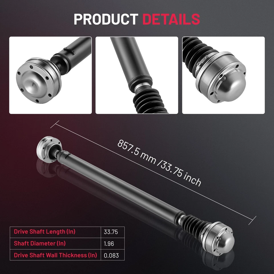 Front Drive Shaft For Jeep Grand Cherokee 4.7L V8 2007 2008 2009 2010 52853431AA Foto 3 de 4