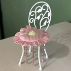 Barbie Fashion Fever Furniture Crystal Chair Vintage Mattel Reversible Pillow
