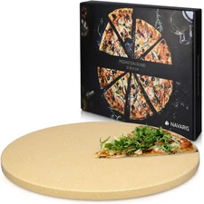 XL Pizza Stone for Baking - Cordierite Pizza Stone Plate for BBQ Grill