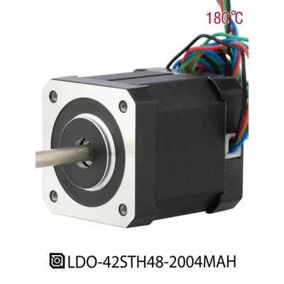 High Temperature Ldo 48mm nema 17 3DPrinter Stepper Motor LDO-42sth48-2004mah