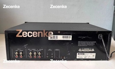 1pcs TASCAM 302 Dual Cassette Tape Player Recorder,2 card failure