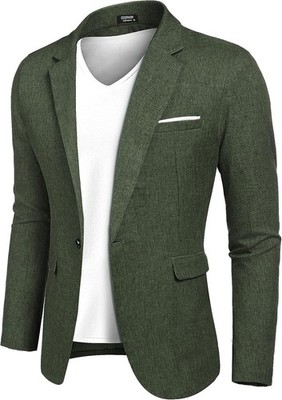 YOUTHUP Heren Slim Fit Blazer 1 Knop Formeel Pak Jasje Klassiek Zakelijk Bruiloft Smoking Blazers, Zwart, M YOUTHUP Heren Slim Fit Blazer 1 Knop Formeel Pak Jasje Klassiek Zakelijk Bruiloft Smoking Blazers, Zwart, M