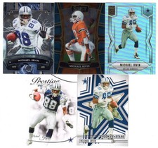 (5) Card MICHAEL IRVIN Lot! Panini Select, Topps, Donruss Elite....COWBOYS