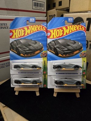 2026 HOT WHEELS '16 LAMBORGHINI CENTENARIO ROADSTER KROGER EXCLUSIVE 4 LOT HTF