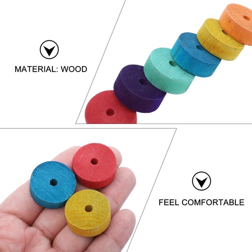 30 Teile Holz bunte Räder Set Bastelsets Kinder Spielzeug Kinder - Bild 9 von 12